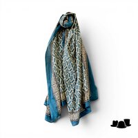 onkar zomer sjaal en pareo leela petrol and cream