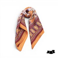 onkar neckerchief horses orange