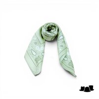 onkar neckerchief sjaaltje satijn pailey mint green