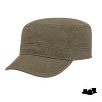 stetson army cap gosper cotton olive green