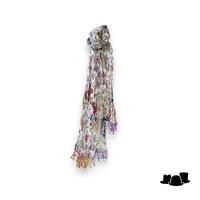 zomer sjaal botanic dessin multicolor 