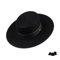 fernandez y roche matador bolero straight brim wolvilt black