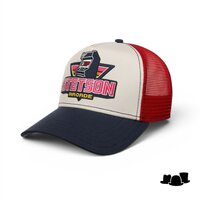 stetson trucker cap gaming arcade rood blauw