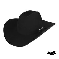 bailey western trigger 2x wool felt black