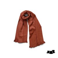 jos van dijck sjaal alpaca wol terracotta