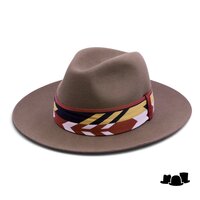 jose signes valencia fedora haarvilt ethnic khaki groen