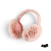 fiebig earwarmers faux fur rose
