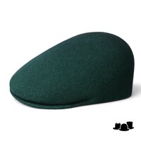 kangol flatcap 507 seamless wool deep emerald