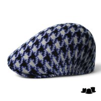 kangol flatcap 507 seamless wool houndstooth