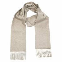 john hanly merino luxury wool scarf oatmeal natural