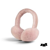 fiebig earwarmers leather and wool rose