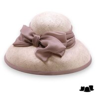 frasconi gelegenheidshoed tiffany sisal goud beige