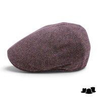 jos van dijck ivy pet sixpanel wol gemeleerd bruin
