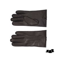 fiebig heren handschoenen geitenleder bruin