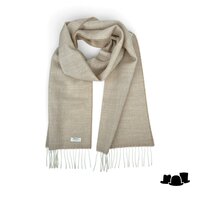 mcnutt of donegal irish wool scarf visgraat basswood