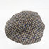 Wigéns Newsboy Classic Cap Wool Houndstooth Blue Taupe_